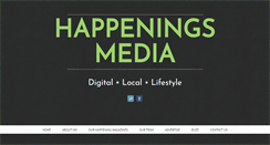 Desktop Screenshot of happeningsmedia.com